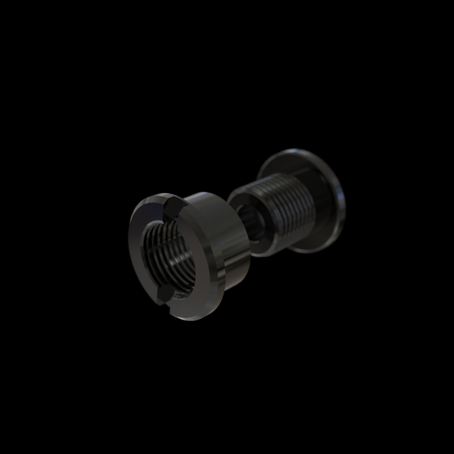 Velobike Chainring Bolts Aluminium Black