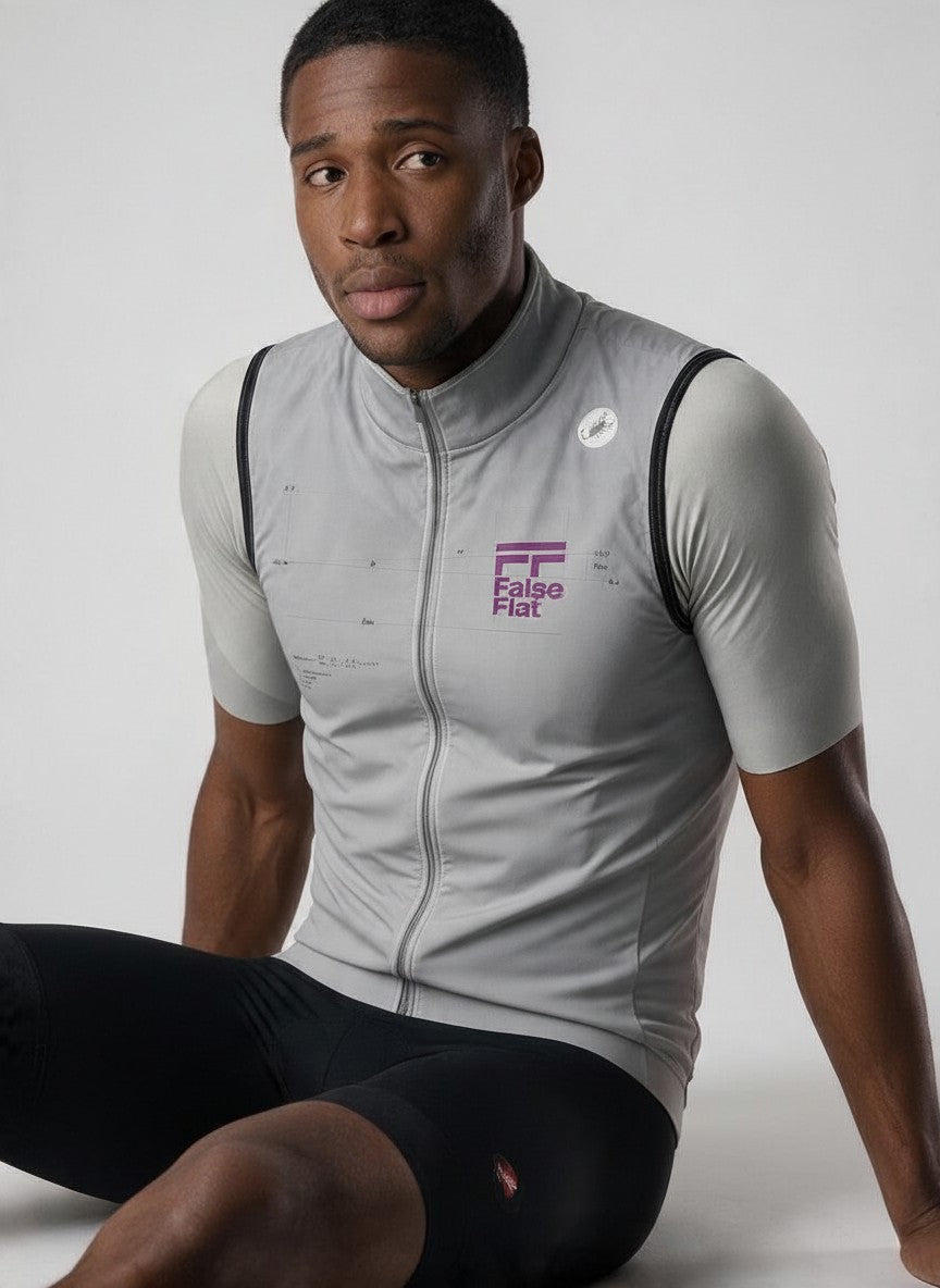False Flat x Castelli - Cool Weather Gilet