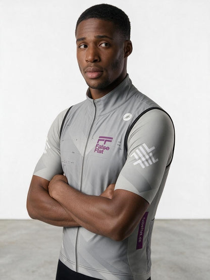 False Flat x Castelli - Cool Weather Gilet