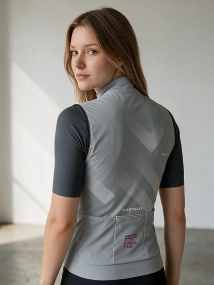 False Flat x Castelli - Cool Weather Gilet
